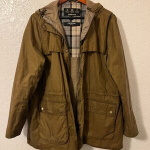 Barbour Brown Hooded Coat
